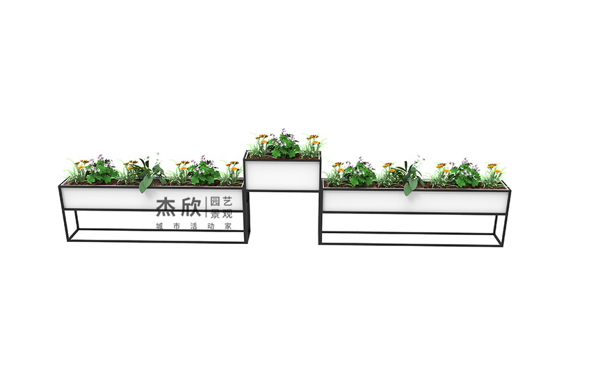 现代简约空灵花箱组合