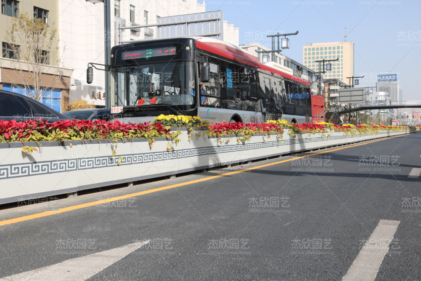 山西太原道路花箱设计项目介绍